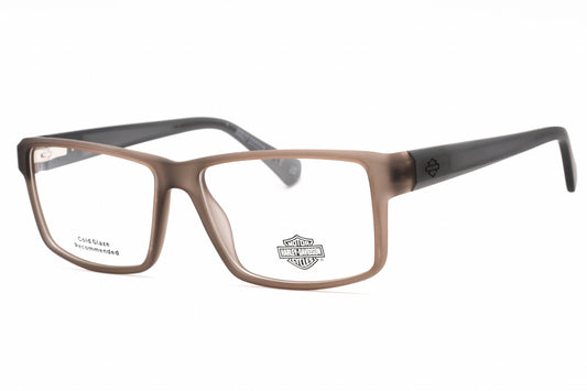 Harley Davidson HD0982-020 eyeglasses in matte gray frame with clear lenses