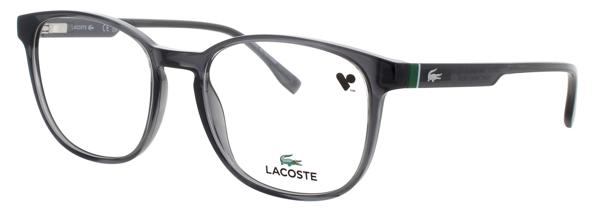 Lacoste L2975-N-035-54 TRANSPARENT GREY  Men's Eyeglasses 54mm Eyeglasses
