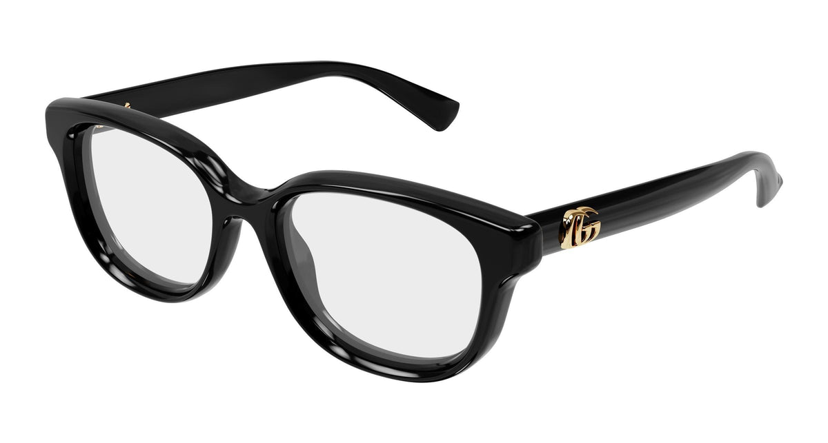 Gucci GG1978o-005 eyeglasses in black frame with clear lenses