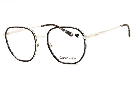 Calvin Klein CK24113N-025 GREY HAVANA Round Eyeglasses 50mm