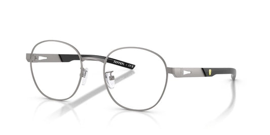 Ferrari 0FZ7011D-115 eyeglasses in ruthenium frame with clear lenses