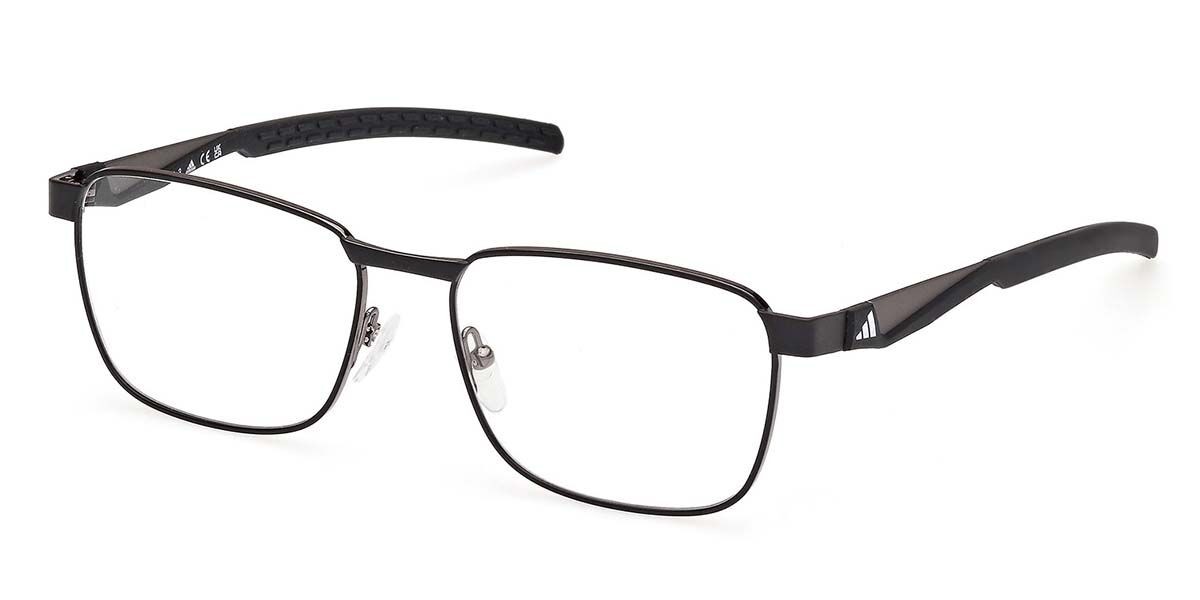 Adidas SP5098-002-53 Brown Rectangle Eyeglasses 53mm Eyeglasses