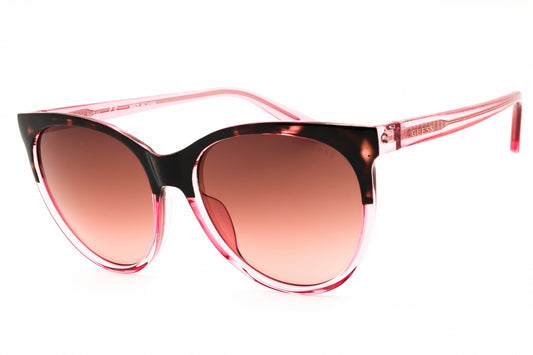 Guess GU7778-72U sunglasses in shiny pink frame with bordeaux mirror lenses
