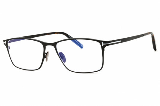 Tom Ford FT5935-B-009 matte gunmetal Rectangular Eyeglasses 54mm
