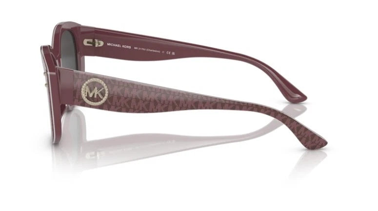 Michael Kors 0MK2175U-392387-54 Merlot Logo Print Aviator SUNGLASSES 0mm Sunglasses