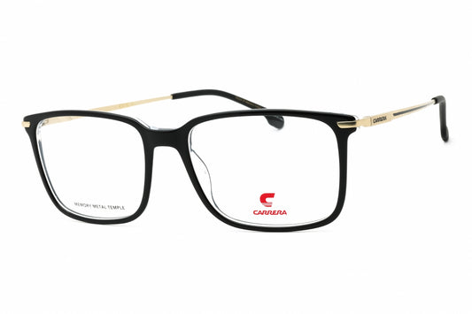 Carrera CARRERA 8897-7C5 00 eyeglasses in black gold frame with clear demo lenses