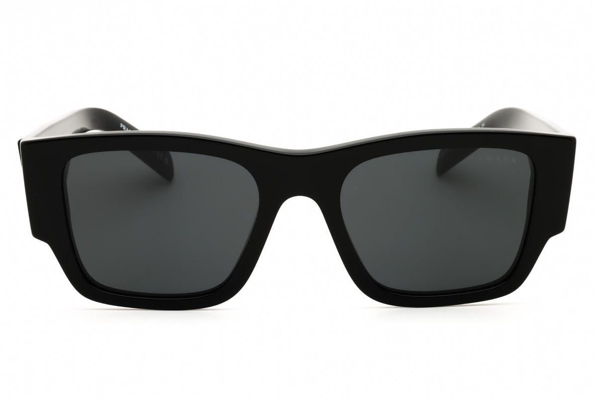 Prada 0PR 10ZS-1AB5S0 Black Rectangular Sunglasses 54mmmm Sunglasses