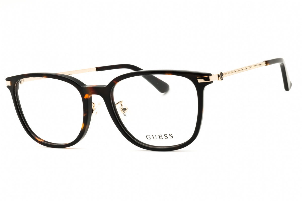 Guess GU2918-D-052 dark havana Round Eyeglasses 53mm Eyeglasses