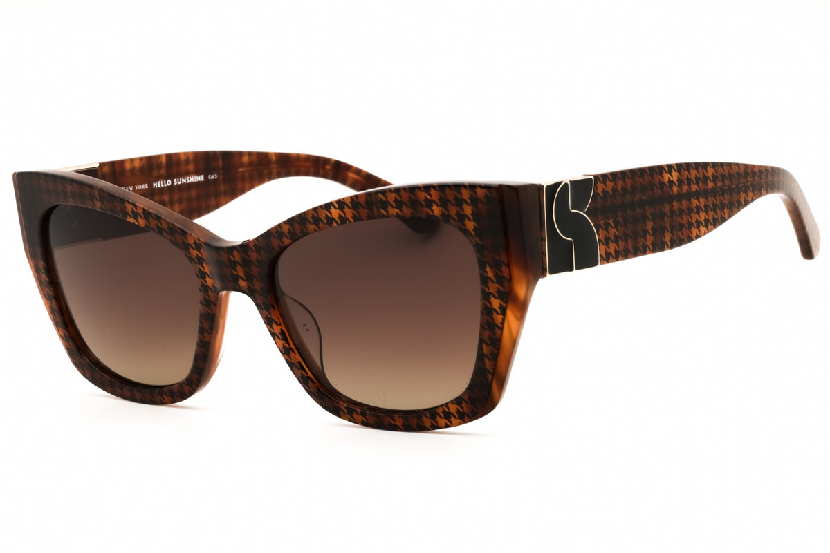 Kate Spade KS JAYDA/G/S-0305 HA BW PTT Cat eye Sunglasses 53mm Sunglasses