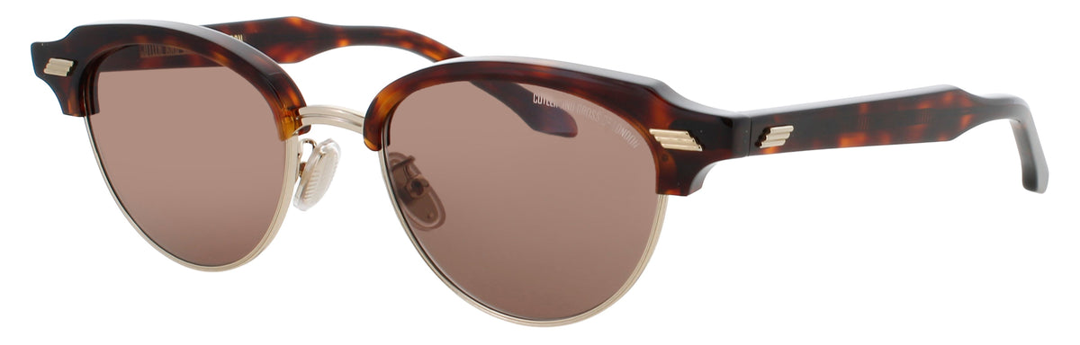 Cutler And Gross CGSN-1335-51-04 DARK TURTLE  Unisex Sunglasses 51mm Sunglasses