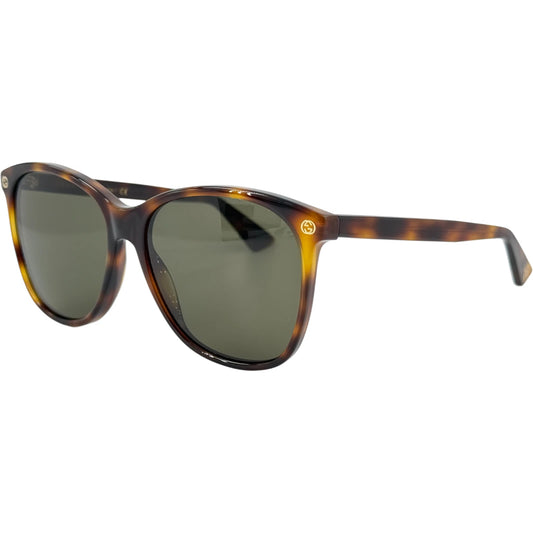 Gucci GG0024S-002 Havana Oval Sunglasses 58mm Sunglasses