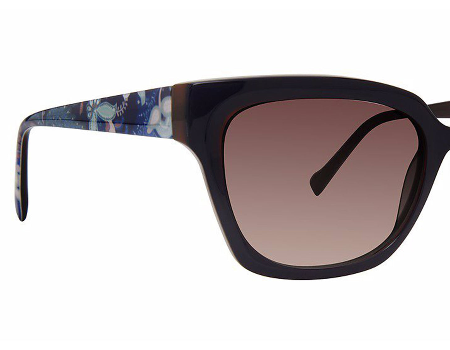 Vera Bradley Valentina Java Navy Camo 5616 56mm New Sunglasses
