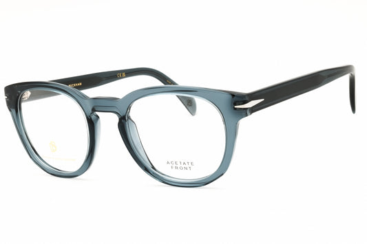 David Beckham DB 1052-0PJP 00 Blue Round Eyeglasses 49mm