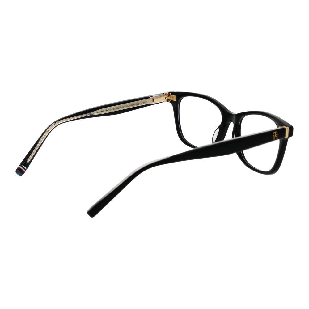 Tommy Hilfiger TH2162-807-52 Black Rectangle Eyeglasses 52mm Eyeglasses
