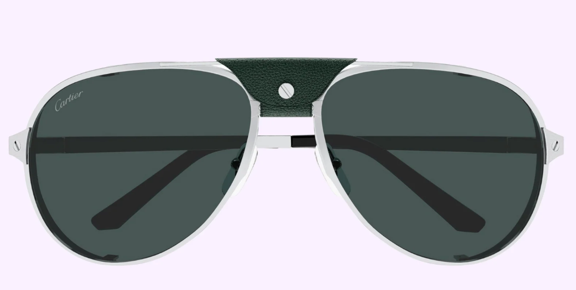 Cartier CT0296S-004 sunglasses in green frame with green lenses