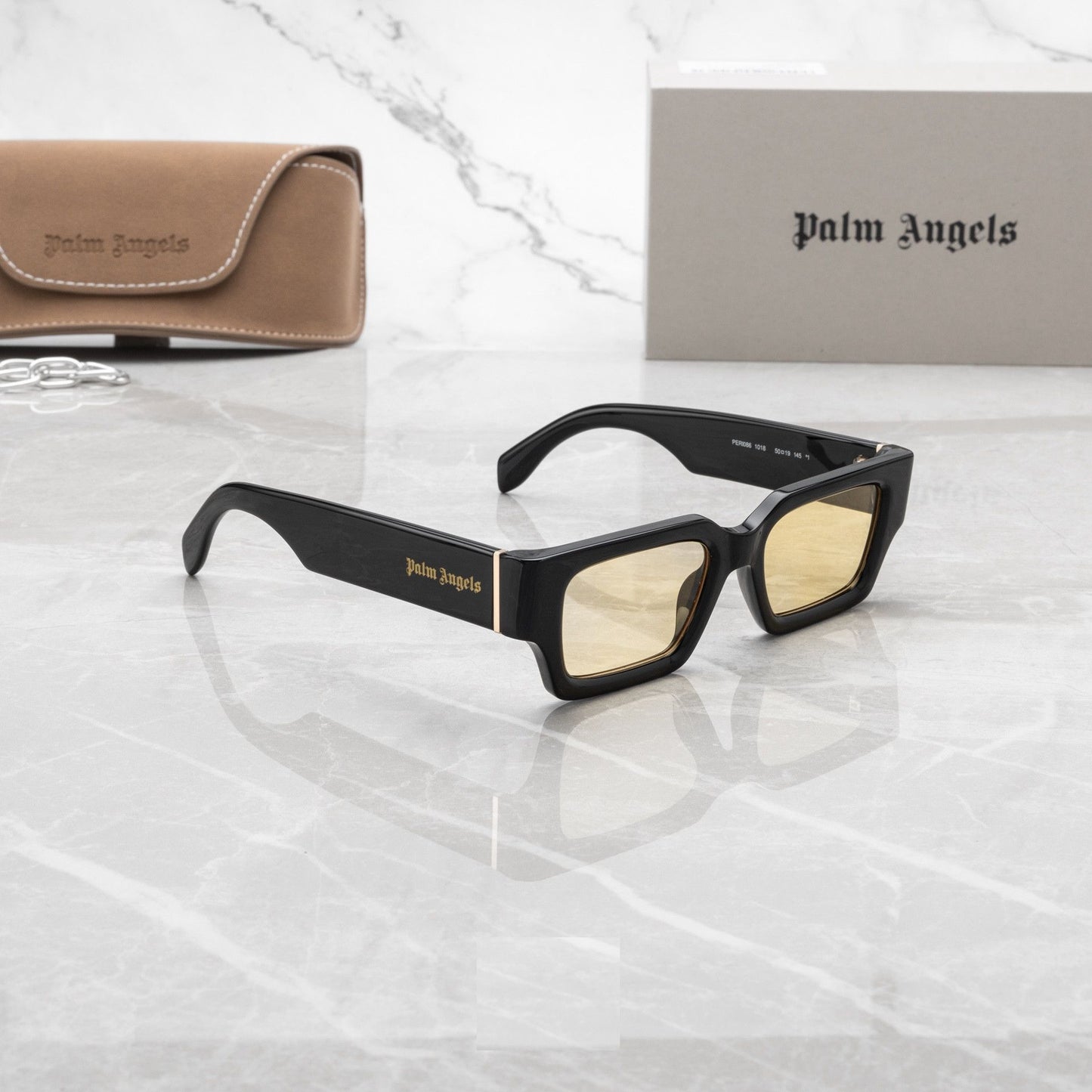 Palm Angels HYDE-PERI086F24PLA0011018 50mm New Sunglasses