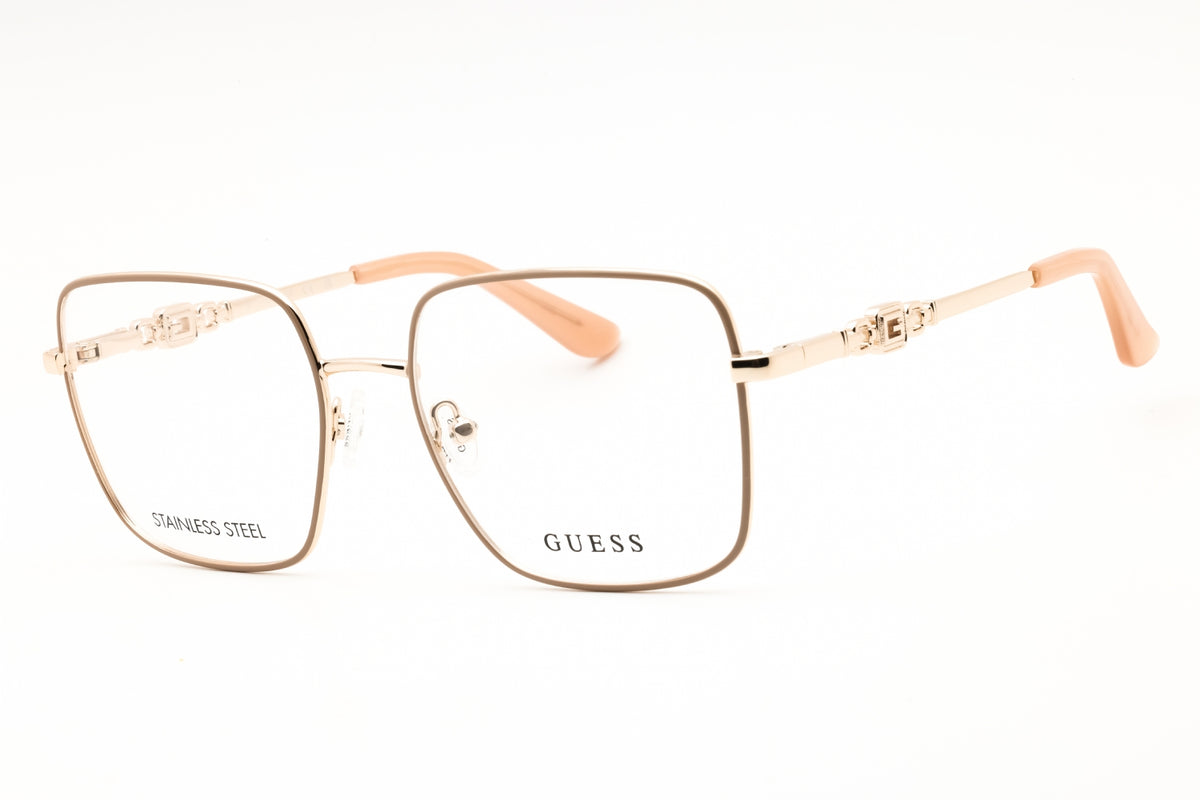Guess GU2953-059 beige Rectangular Eyeglasses 53mm Eyeglasses