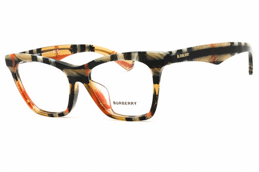 Burberry 0BE2416F-4146 eyeglasses in check sand frame with clear lenses
