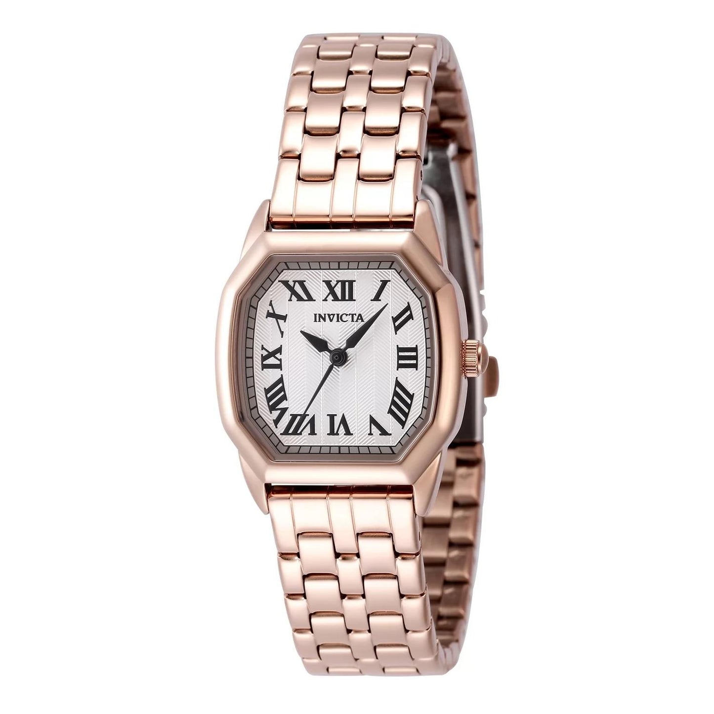 Invicta 48960 watch with silver dial and stainless steel band