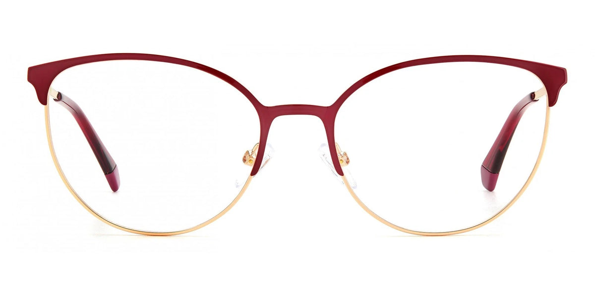 Polaroid PLDD443-IBJ-56 Cherry Gold Rectangle Eyeglasses 56mm Eyeglasses