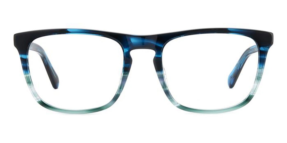 Fossil FOS-7191-M5C-53 STRIPED TEAL Rectangle Eyeglasses 53mm Eyeglasses