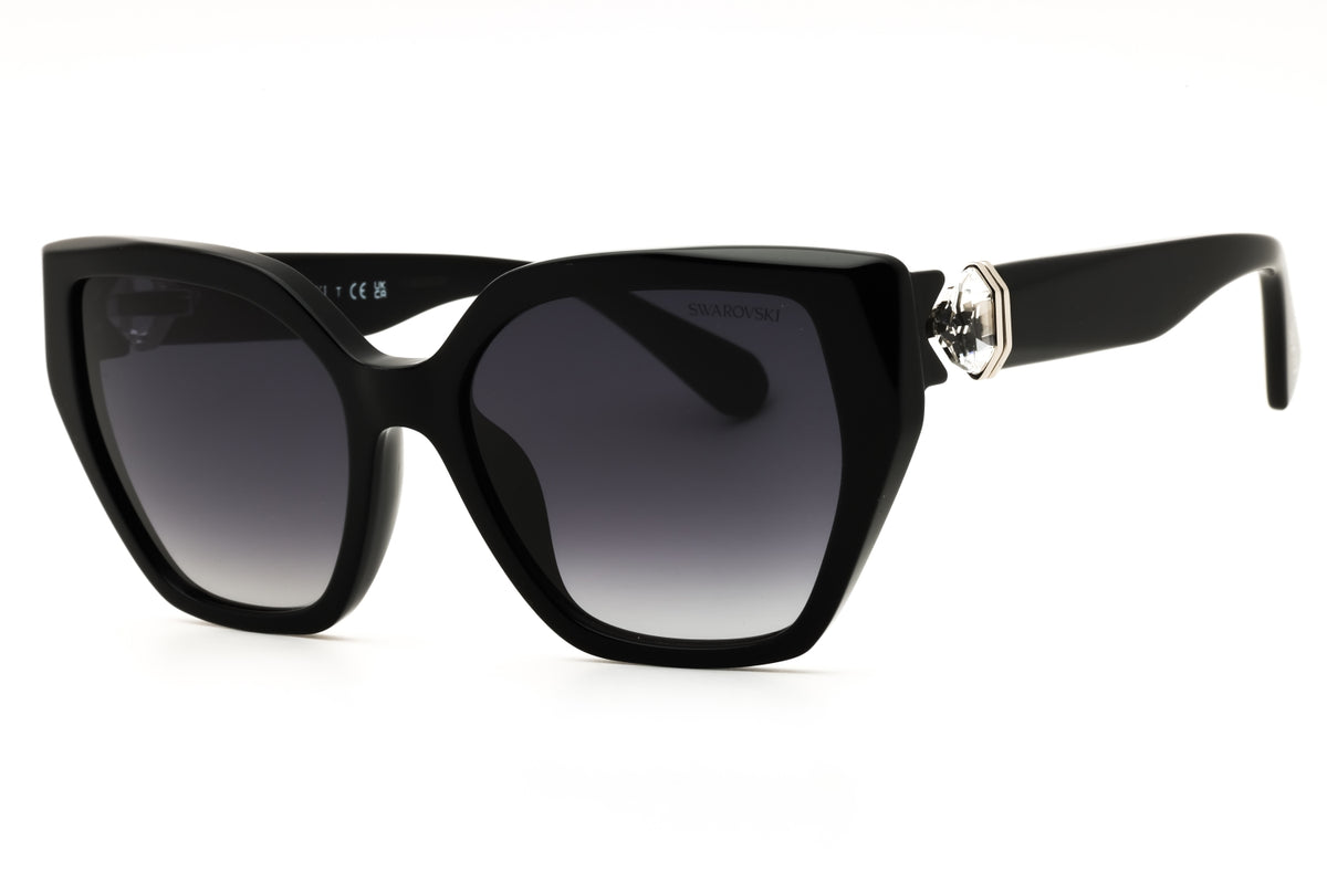 Swarovski 0SK6044U-10018G Black Cat eye Sunglasses 56mm Sunglasses