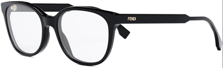 Fendi FE50059I-001-53 mm New Eyeglasses
