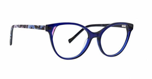 Vera Bradley Eliana Plum Pansies 5217 52mm New Eyeglasses