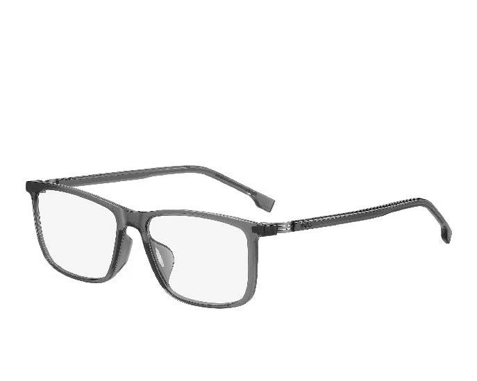 Hugo Boss BOSS1677/F-KB7-55 Grey Rectangle Eyeglasses 55mm Eyeglasses