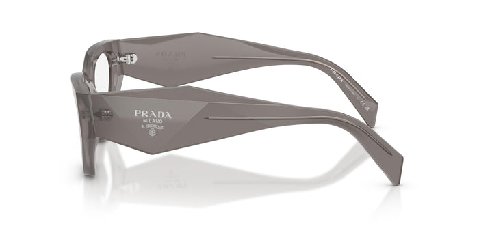Prada PRC07V-27G1O1-54 eyeglasses in gray frame with clear lenses