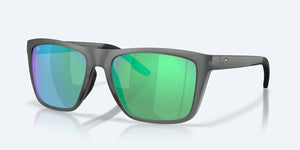 Costa del Mar 06S9131 913105 Gray Rectangle Sunglasses 59mm