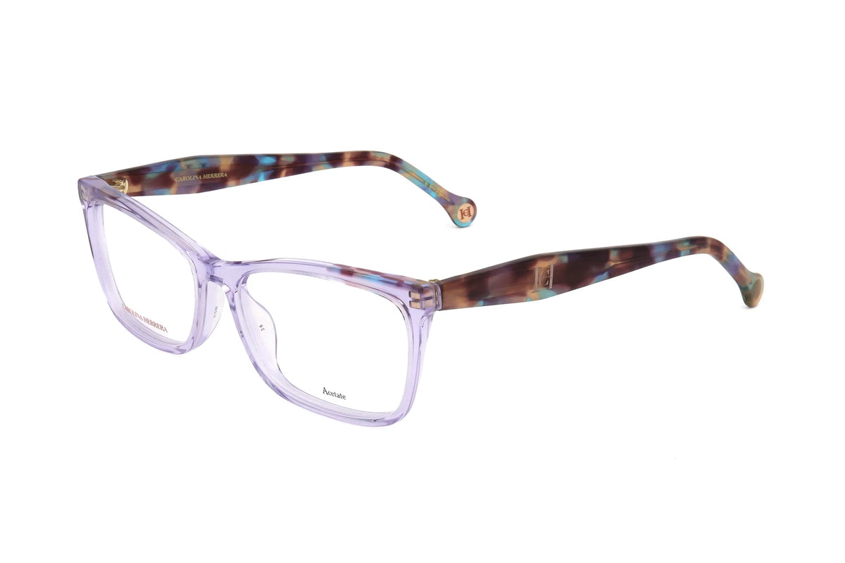 Carolina Herrera HER-0202/G S10 Brown Rectangle Eyeglasses 56mm Eyeglasses