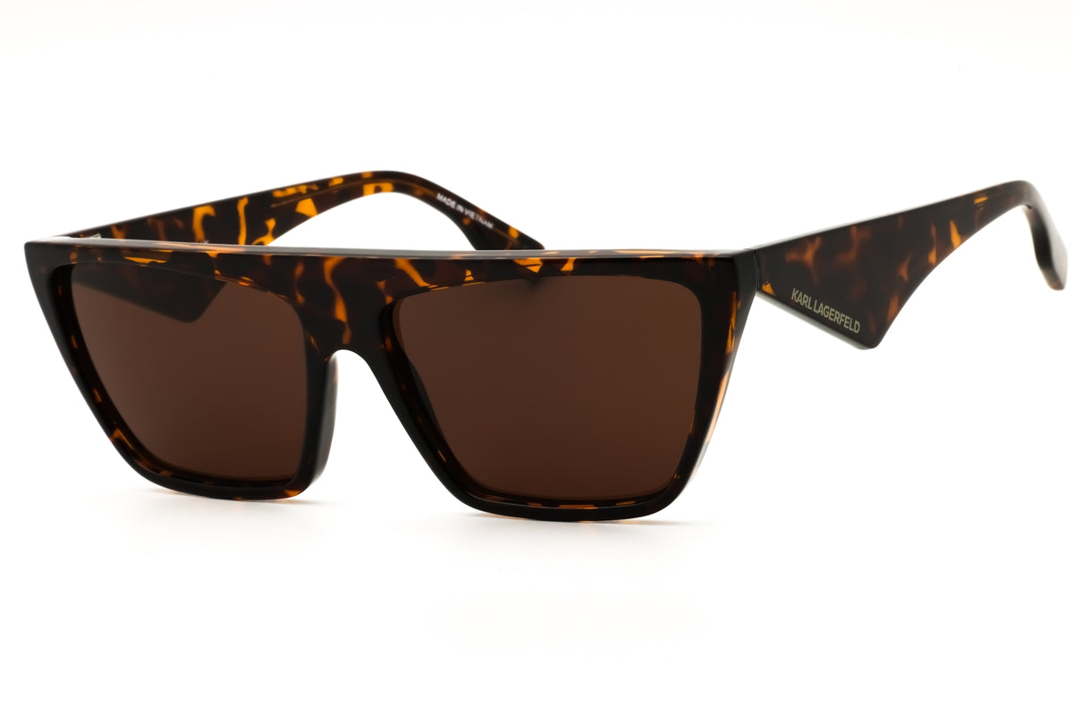 KARL LAGERFELD KL6186S-242 DARK TORTOISE Rectangular Sunglasses 60mm Sunglasses