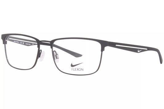 Nike 4314-001-5617 Black Rectangle Eyeglasses 56mm