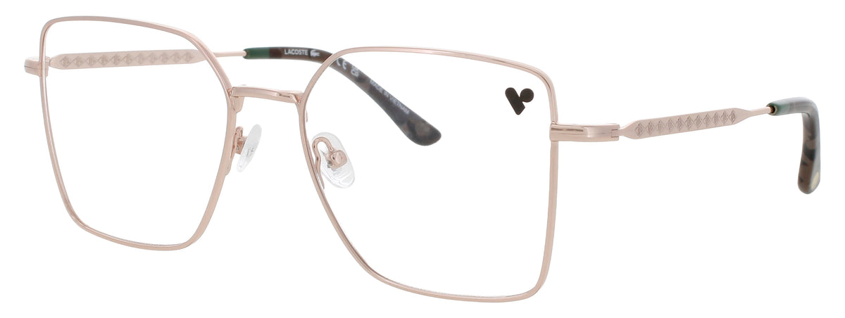 Lacoste L2316-770-53 ROSE GOLD  Men's Eyeglasses 53mm Eyeglasses