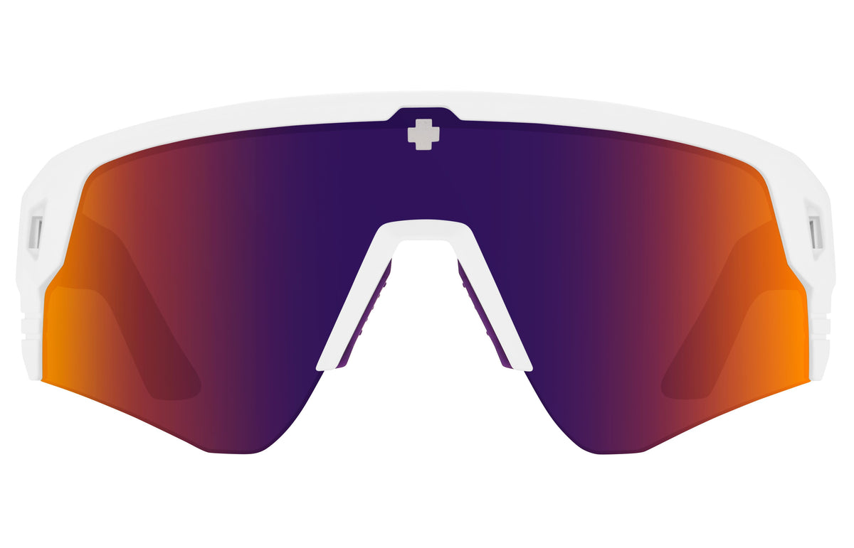Spy MONOLITH-Matte White Teal/Happy Gray Green Dark Purple 142mm New Sunglasses