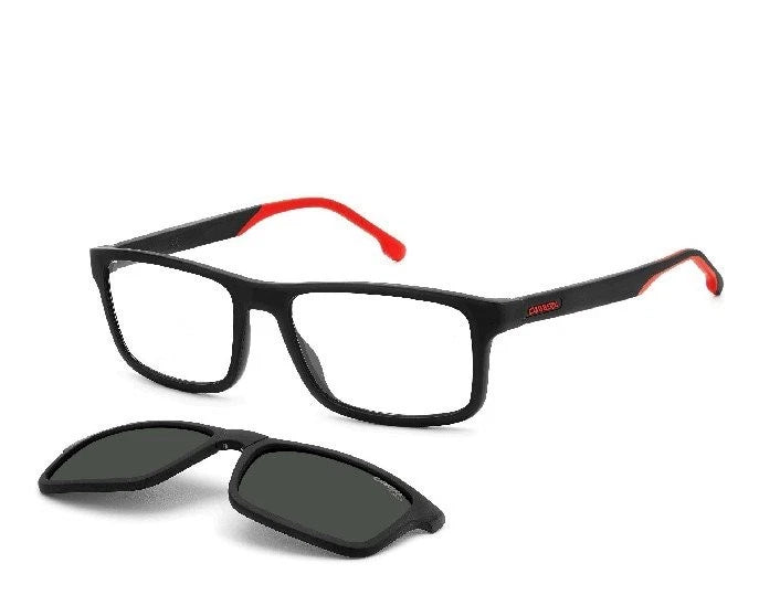 Carrera CA8057/CS-003-55 Matte Black Rectangle Eyeglasses 55mm Eyeglasses