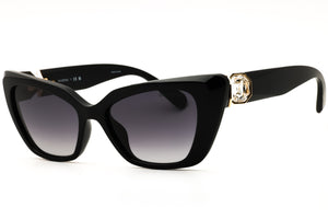 Swarovski SK6047-10018G Black Cat Eye Sunglasses 54mm