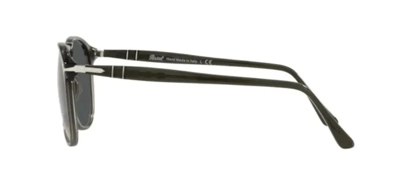 Persol 0PO9649S 1103B1 55 Black Aviator  55mm Sunglasses
