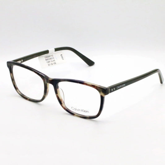 Calvin-Klein CK-20511-022 eyeglasses in shiny grey crystal frame with clear lenses