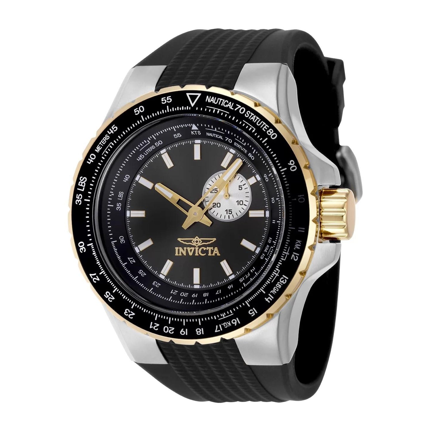Invicta 49718 49718 Watch - Gunmetal Dial Silicone Band