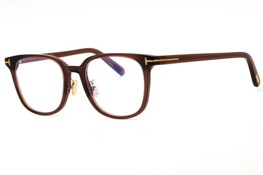 Tom Ford FT5998-K-B-045 shiny light brown Rectangular Eyeglasses 51mm Eyeglasses