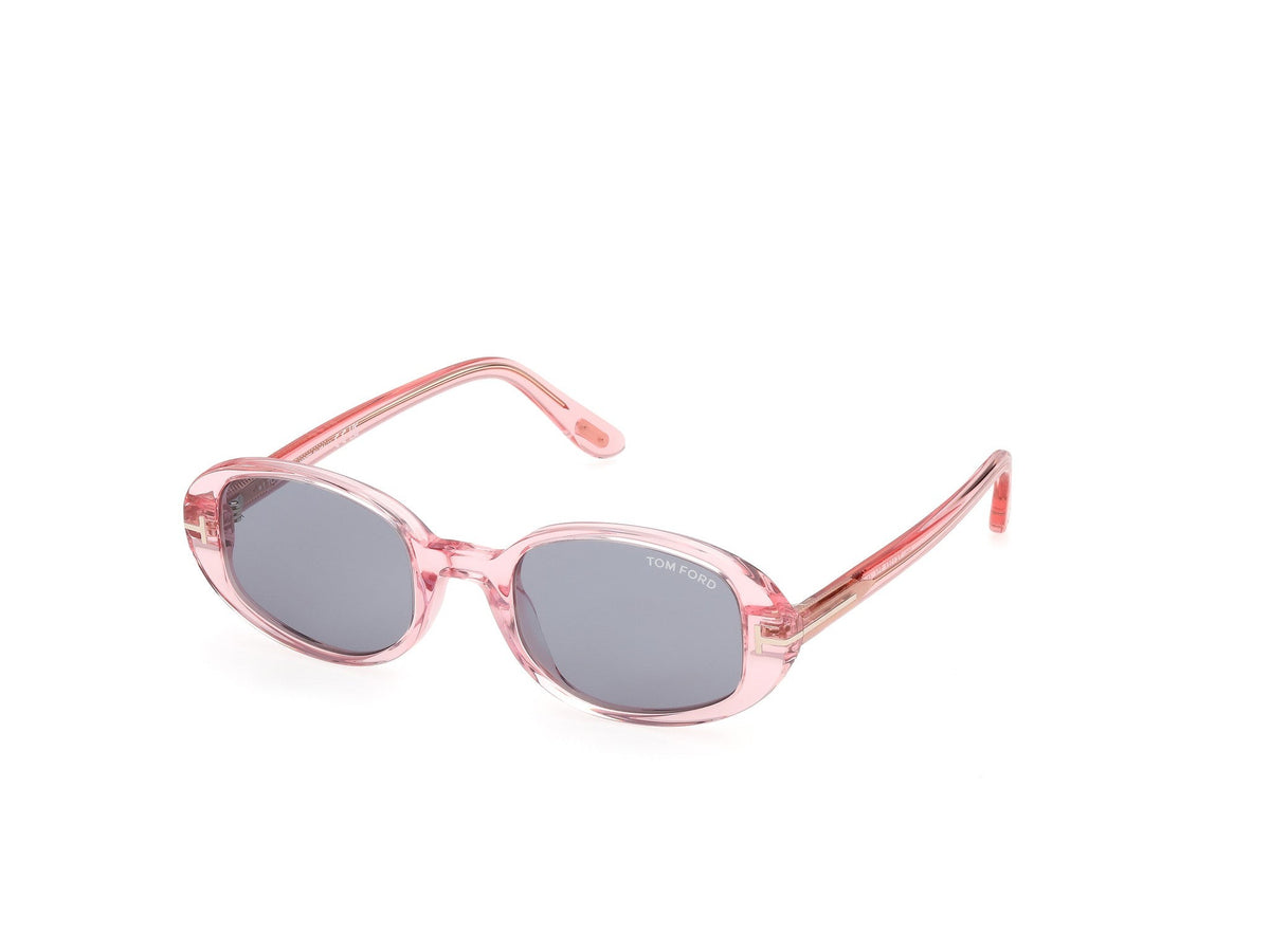 Tom Ford FT1364-4972A-49 Shiny Pink Oval  49mm Sunglasses