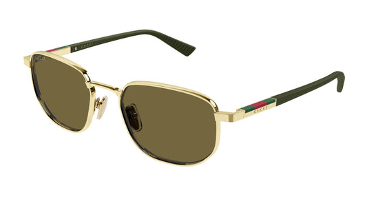 Gucci GG2093S-003 Brown Aviator Sunglasses 54mm
