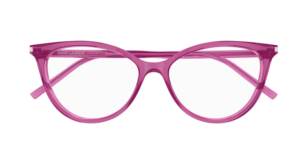 Yves Saint Laurent SL 261-010 Pink Cat Eye Eyeglasses 53mm