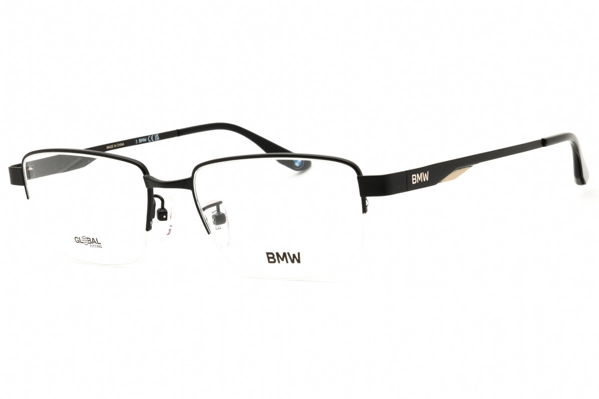 BMW BW5072-H-002 matte black Rectangular Eyeglasses 56mm