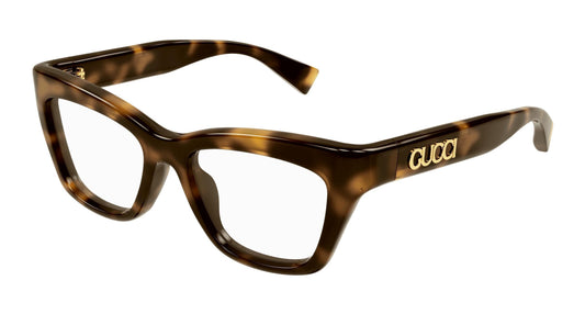Gucci GG1810o-003 Havana Cat Eye Eyeglasses 51mm