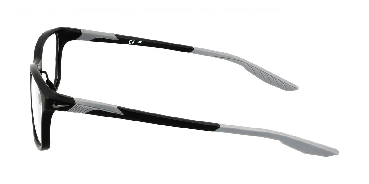 Nike NK7405N 001 Black Rectangle Eyeglasses 56mm Eyeglasses