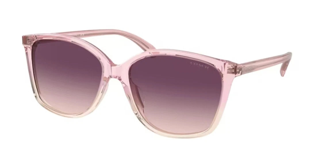 Coach 0HC8361U-57387W-57 Pink Rectangle SUNGLASSES 57mm Sunglasses