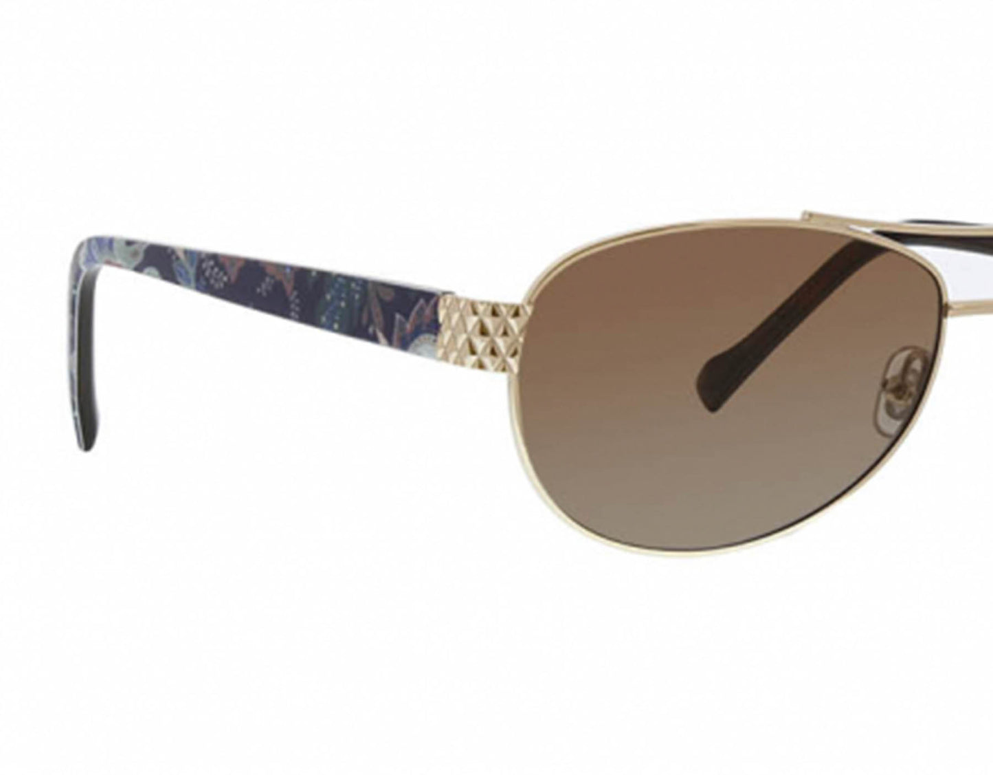 Vera Bradley Emery Java Navy Camo 5615 56mm New Sunglasses